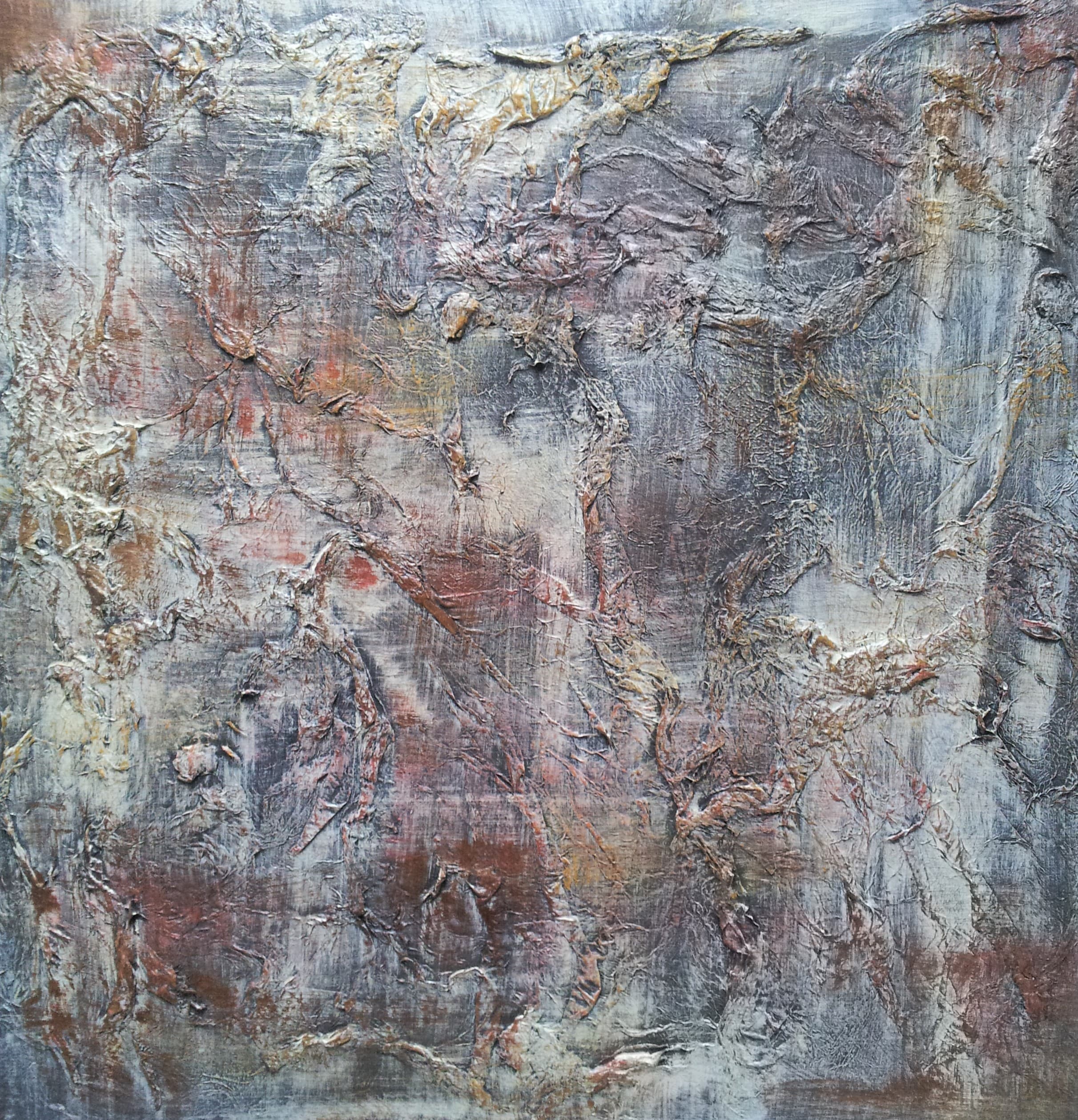 Alte Fassade - 30x30cm